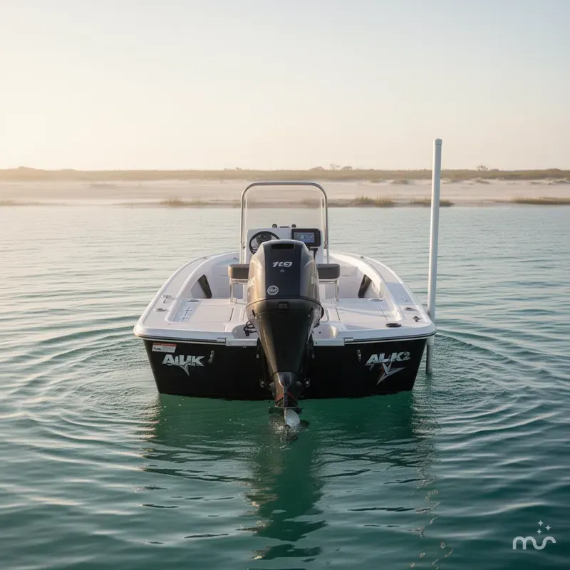 Slide: The Image of ALK 2 Powerboats 17HS - Simrad GO7 2025 - 2