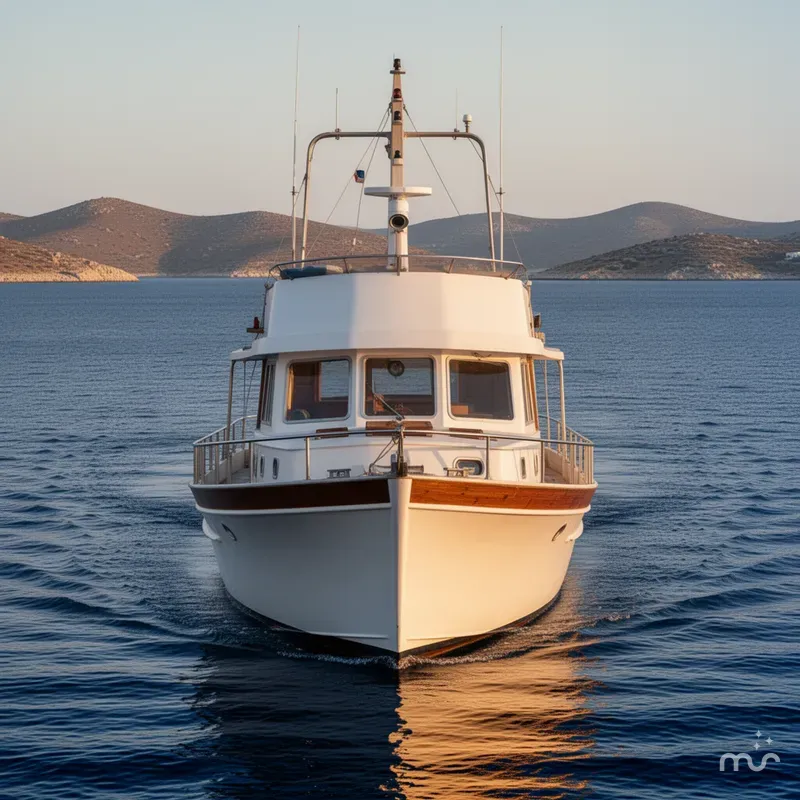 Slide: The Image of Trawler Monterey Diesel Cruiser 1975 - 1