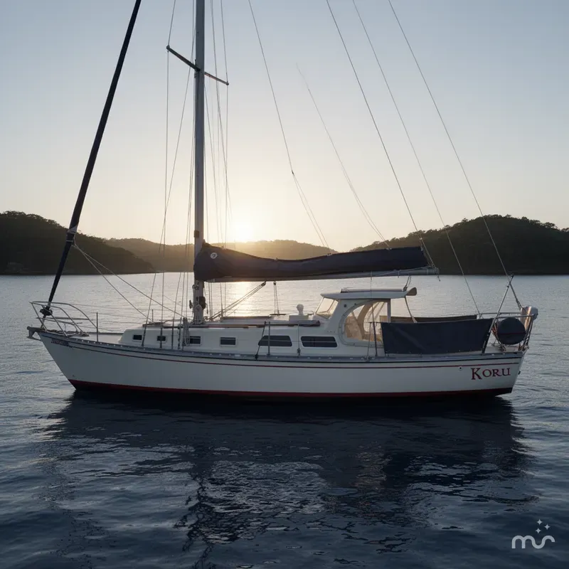 Slide: The Image of Cascade 36 Sloop 1975 - 1
