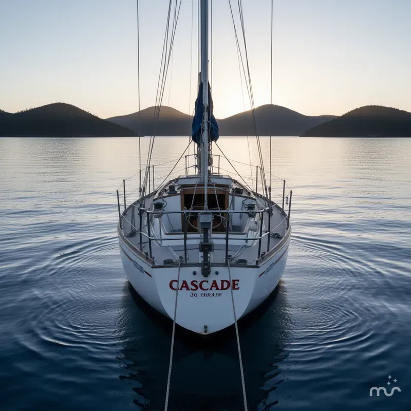 Slide: The Image of Cascade 36 Sloop 1975 - 2