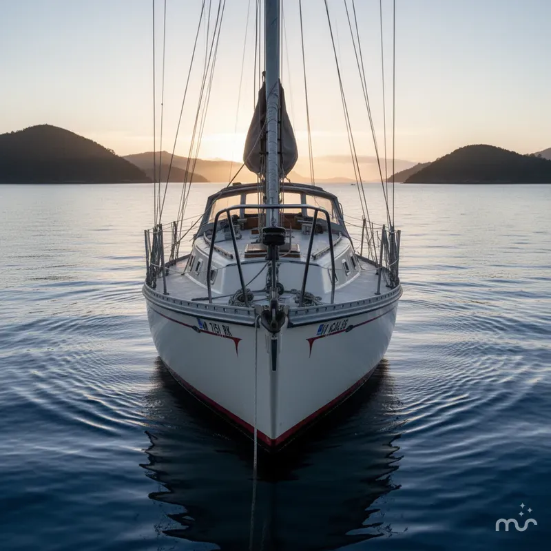 Slide: The Image of Cascade 36 Sloop 1975 - 3