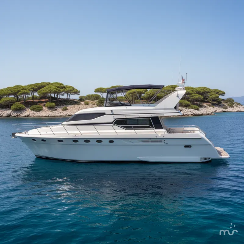 Slide: The Image of Birchwood 54 Cockpit Motor Yacht 1989 - 2