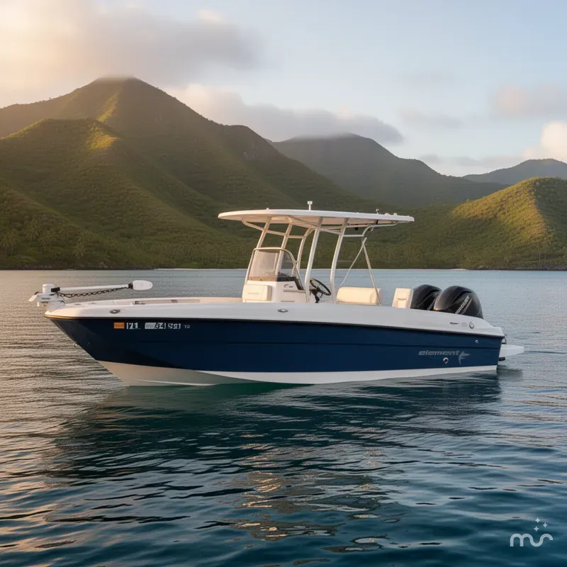 Slide: The Image of Bayliner Element T21 Center Console 2021 - 2
