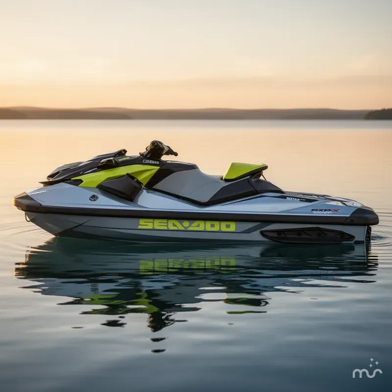 Slide: The Image of Sea-Doo RXP-X™ 325 Tech, BRP Premium A, Ibr Ice Metal / 2025 - 2