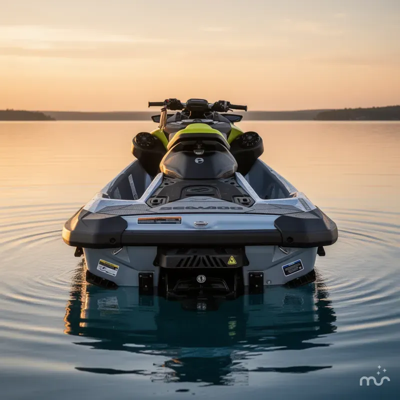 Slide: The Image of Sea-Doo RXP-X™ 325 Tech, BRP Premium A, Ibr Ice Metal / 2025 - 3
