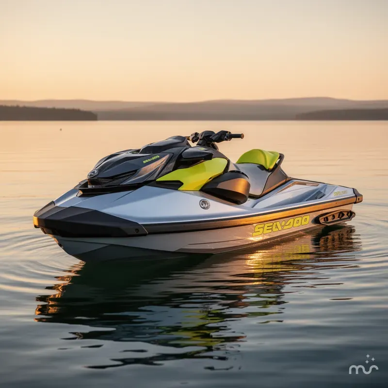 Slide: The Image of Sea-Doo RXP-X™ 325 Tech, BRP Premium A, Ibr Ice Metal / 2025 - 4