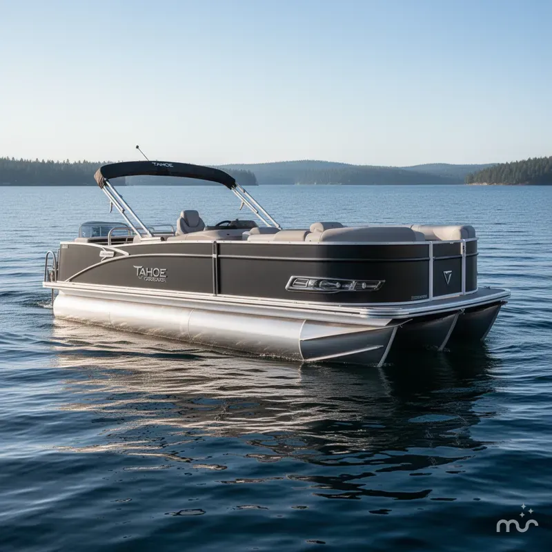 Slide: The Image of Tahoe Cascade 2385 Swingback Tritoon & 250HP 4-Stroke EF 2025 - 0