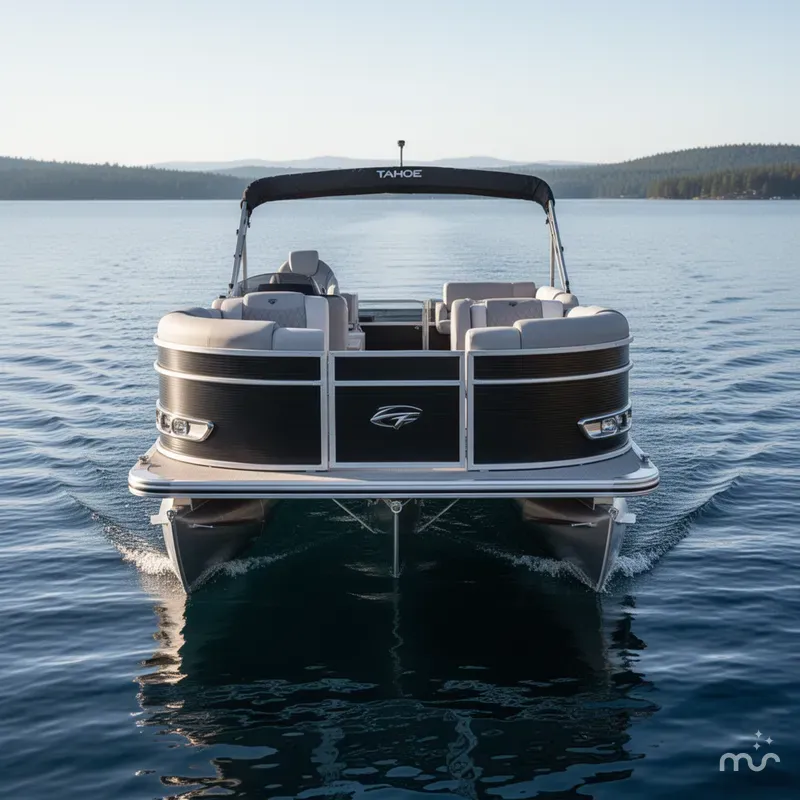 Slide: The Image of Tahoe Cascade 2385 Swingback Tritoon & 250HP 4-Stroke EF 2025 - 1
