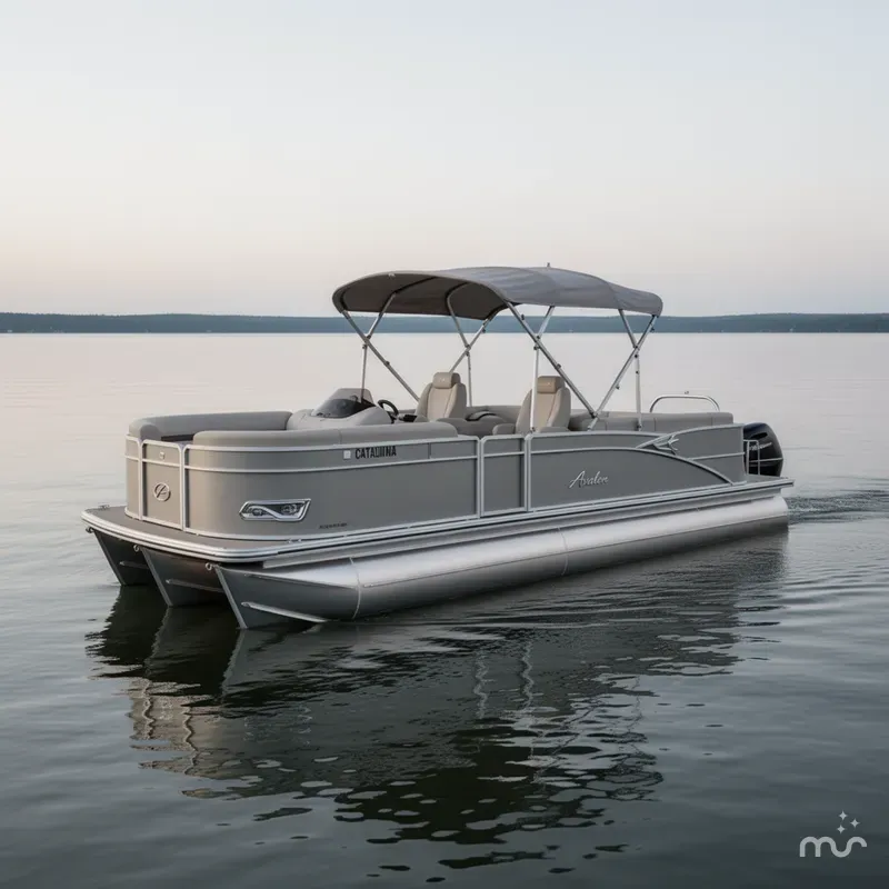 Slide: The Image of Avalon Catalina Platinum Quad Lounger 25 FT 2022 - 1