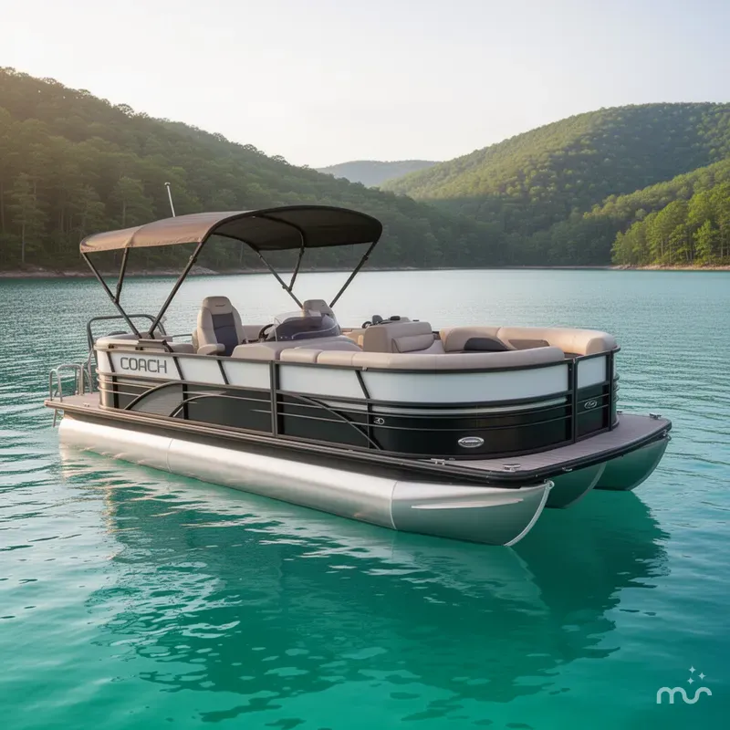 Slide: The Image of Coach Pontoons 230 RF Tritoon 2019 - 2