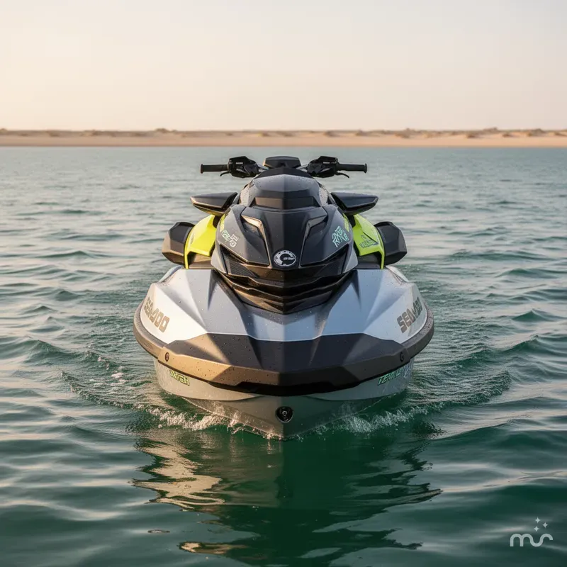 Slide: The Image of Sea-Doo RXP-X™ 325 Tech, BRP Premium A, Ibr Ice Metal / 2025 - 1