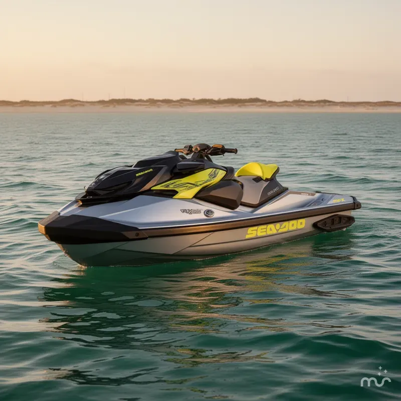 Slide: The Image of Sea-Doo RXP-X™ 325 Tech, BRP Premium A, Ibr Ice Metal / 2025 - 4