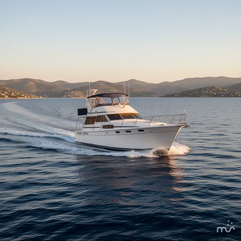 Slide: The Image of Bayliner 3818 Motoryacht 1988 - 1
