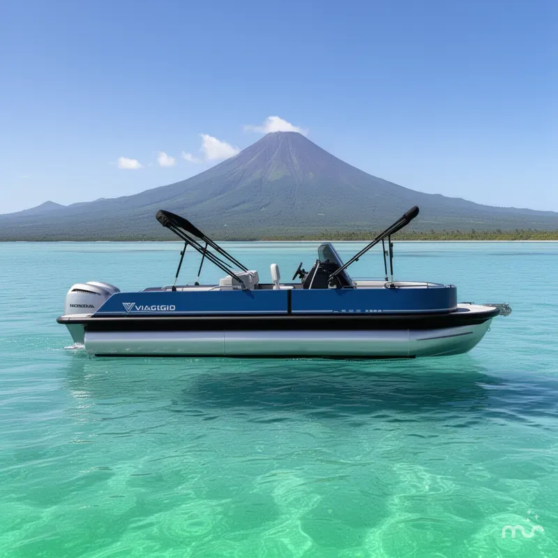 Slide: The Image of Viaggio Lago X22S w/Honda 200HP - 4-Stroke Engine 2025 - 2