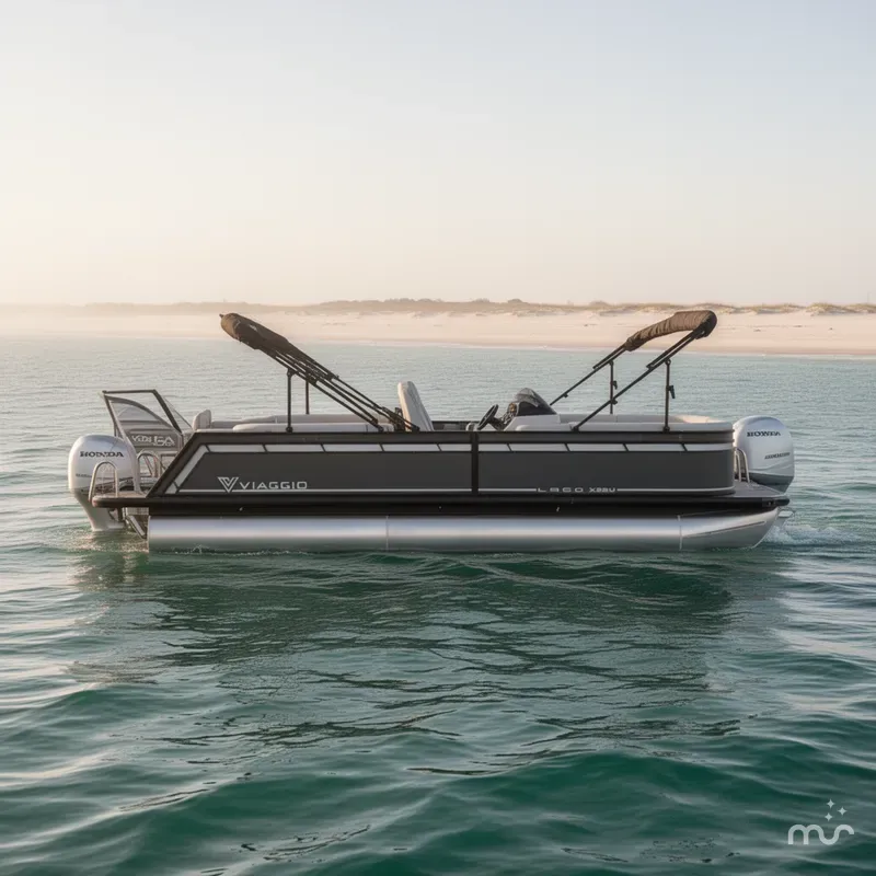 Slide: The Image of Viaggio X22U Tripletoon w/Honda 200HP - 4-Stroke Engine 2025 - 0