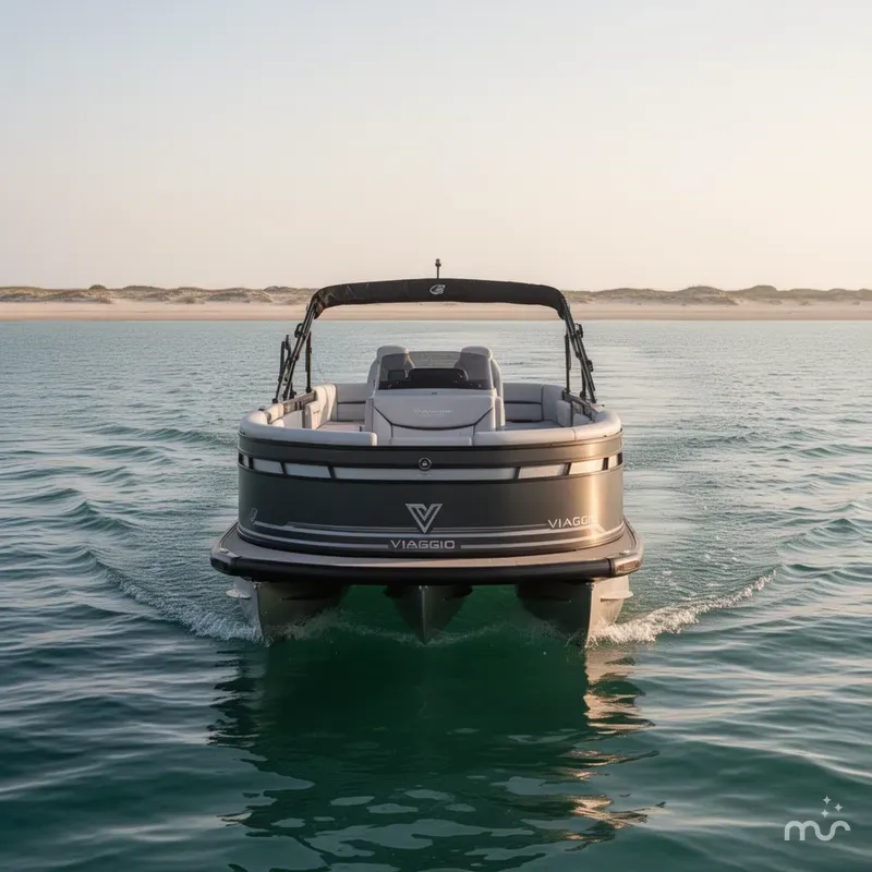 Slide: The Image of Viaggio X22U Tripletoon w/Honda 200HP - 4-Stroke Engine 2025 - 1