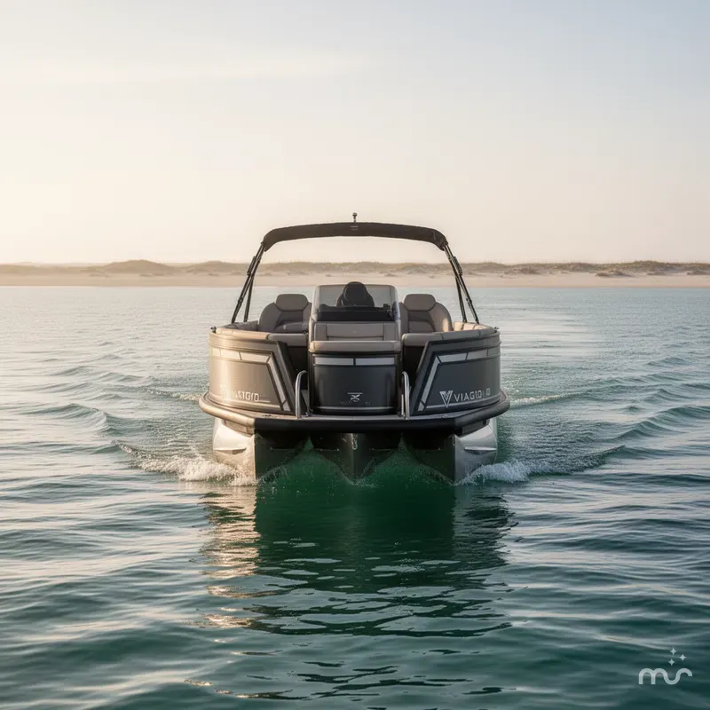 Slide: The Image of Viaggio Lago X22Q Tripletoon w/Honda 250HP - 4-Stroke Engine 2025 - 3