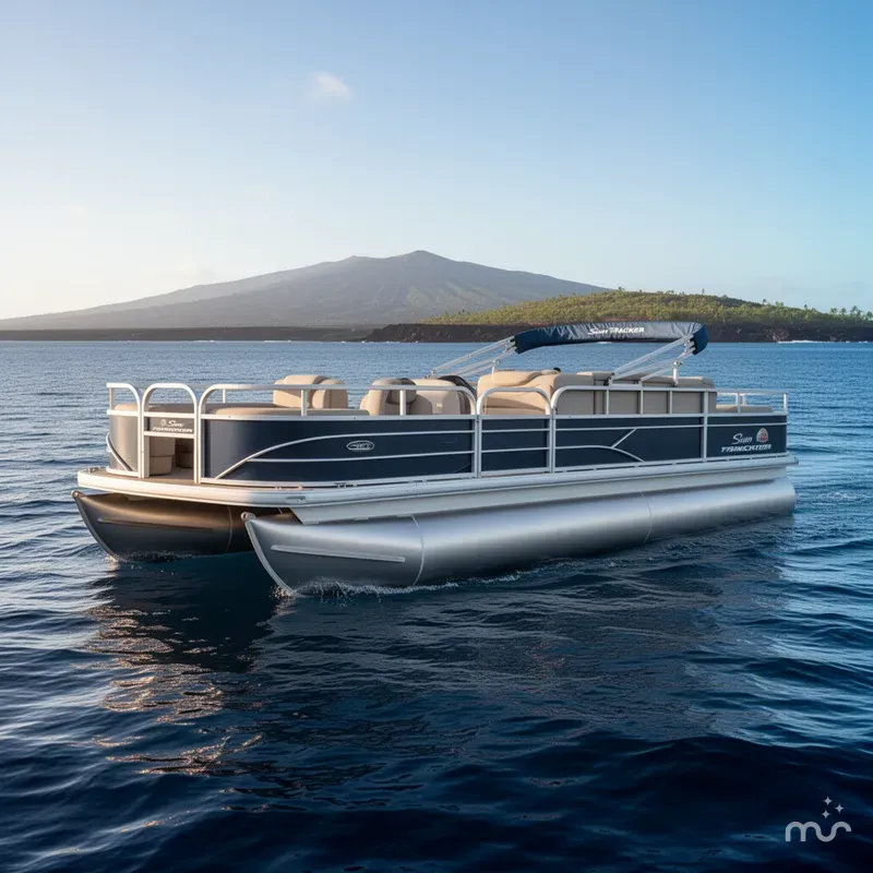 The Image of Sun Tracker Fishin' Barge 22 DLX 2019 - 0