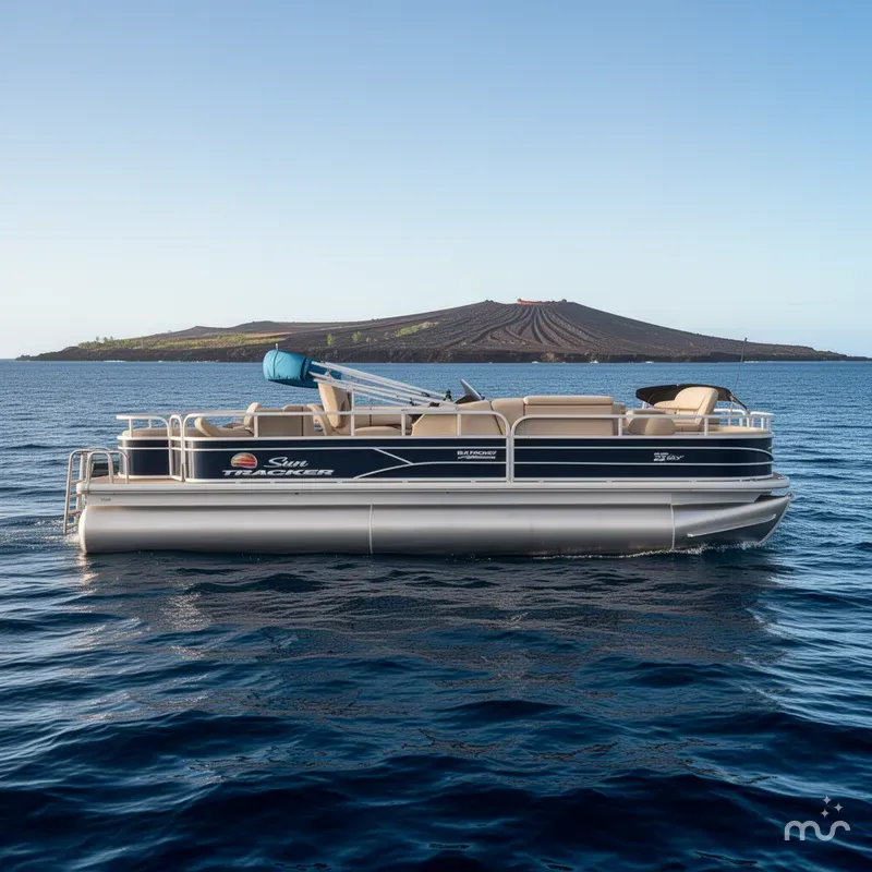 Slide: The Image of Sun Tracker Fishin' Barge 22 DLX 2019 - 2