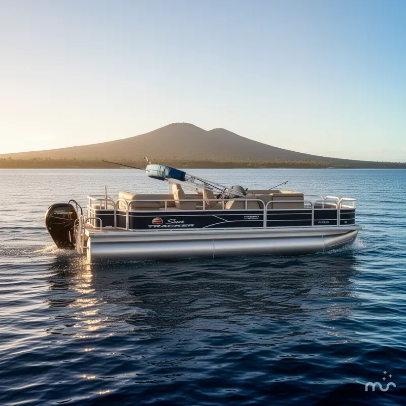 Slide: The Image of Sun Tracker Fishin' Barge 22 DLX 2019 - 4