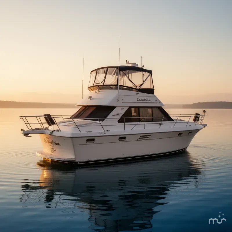 Slide: The Image of Carver 356 Aft Cabin Motoryacht 2001 - 1