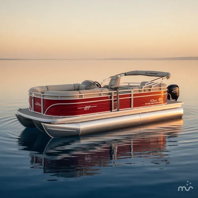 Slide: The Image of Sun Tracker Party Barge 20 DLX 2025 - 0