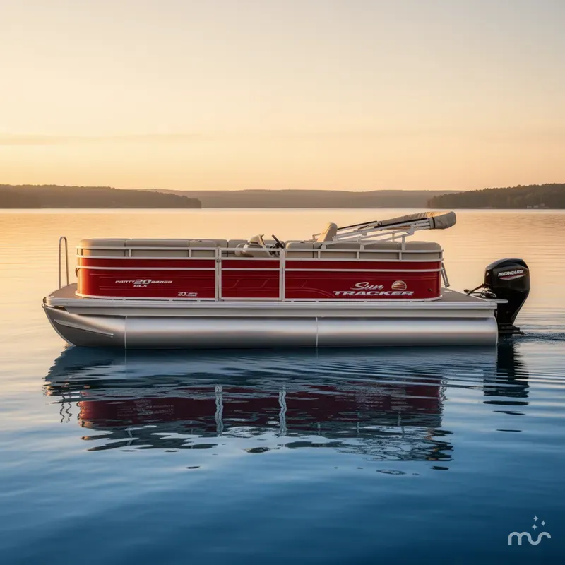 Slide: The Image of Sun Tracker Party Barge 20 DLX 2025 - 1