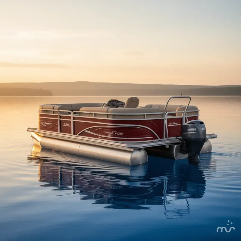 Slide: The Image of Sun Tracker Party Barge 20 DLX 2025 - 2