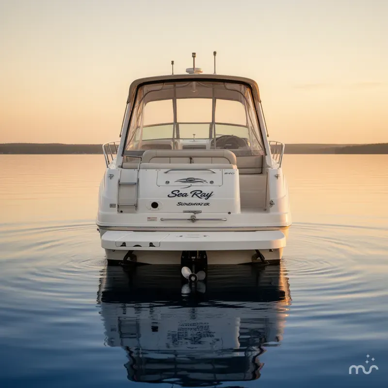 Slide: The Image of Sea Ray Sundancer 240 Sport Cabin Cruiser 2001 - 1