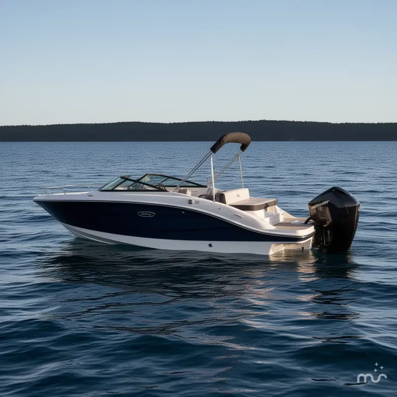 Slide: The Image of Sea Ray SPX 210 Outboard 2025 - 2