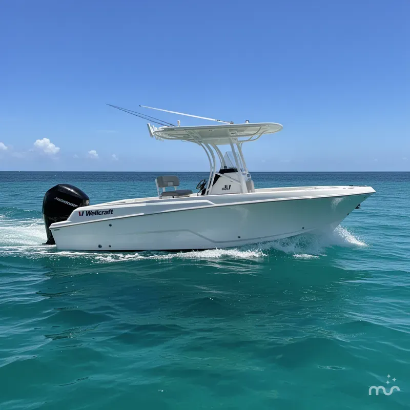Slide: The Image of Wellcraft 222 Fisherman 2022 - 0