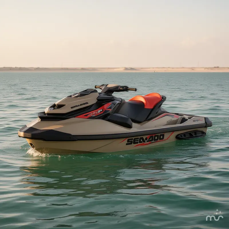 Slide: The Image of Sea-Doo RXP-X™ 325 Tech, BRP Premium A, iBR Metallic Tan 2025 - 0