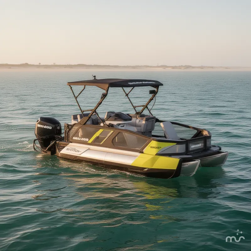 Slide: The Image of Sea-Doo Switch™ Sport 18 - 230 Hp Galvanized 2025 - 0