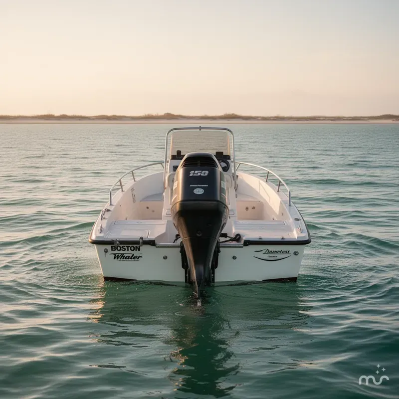 Slide: The Image of Boston Whaler 180 Dauntless 2000 - 3