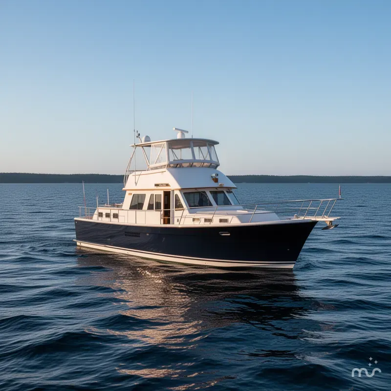 Slide: The Image of Sabreline Sabreline 47 Aft Cabin Trawler 1998 - 0