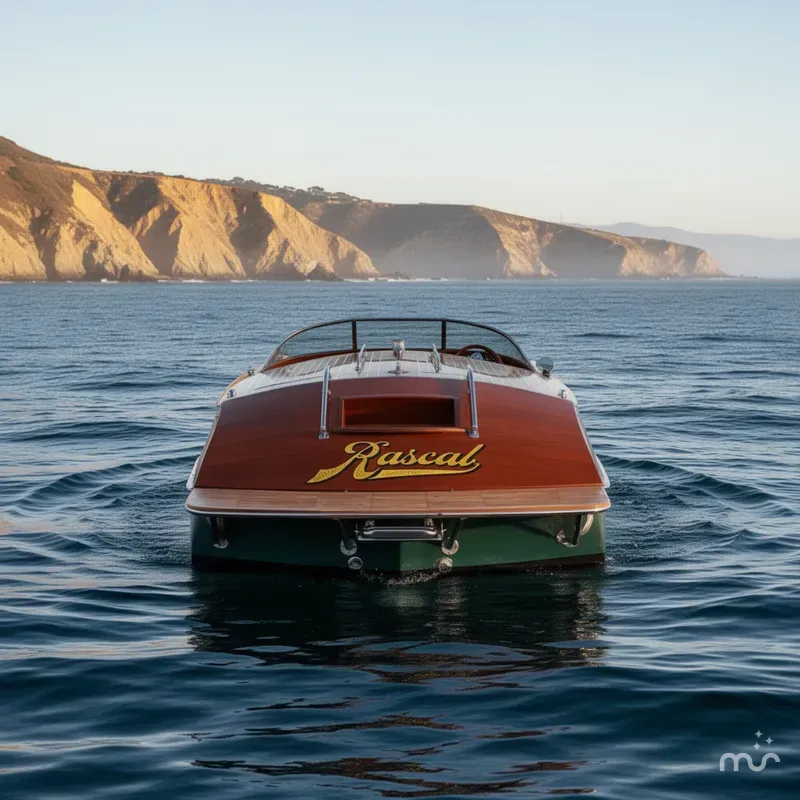 Slide: The Image of Hackercraft Runabout 1994 - 2