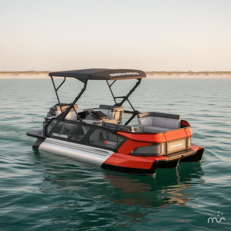 Slide: The Image of Sea-Doo Switch® Cruise 18 - 230 hp Galvanized 2024 - 0