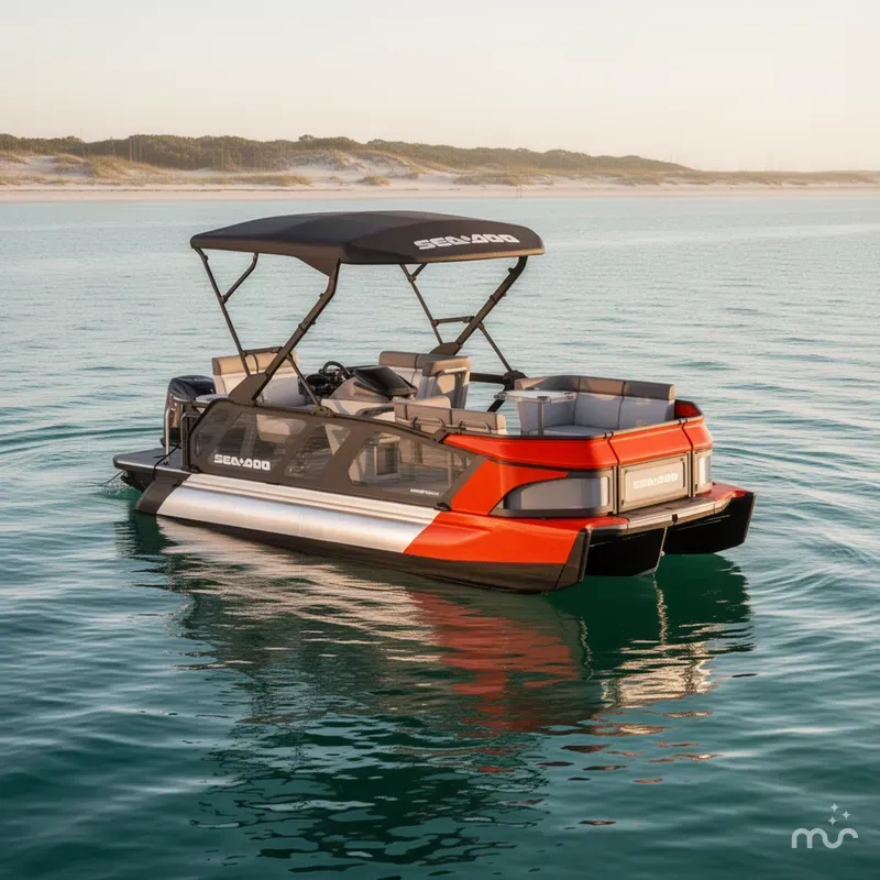 Slide: The Image of Sea-Doo Switch® Cruise 18 - 230 hp Galvanized 2024 - 2