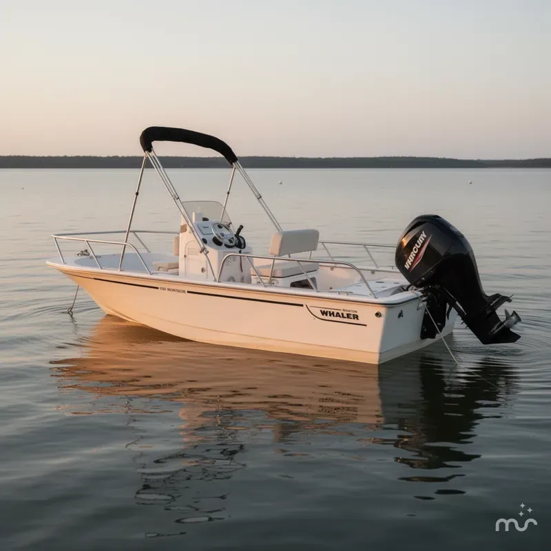 Slide: The Image of Boston Whaler 150 Montauk 2025 - 4