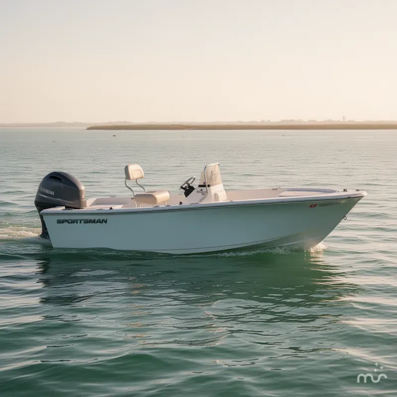Slide: The Image of Sportsman Island Reef 19 Center Console 2018 - 0