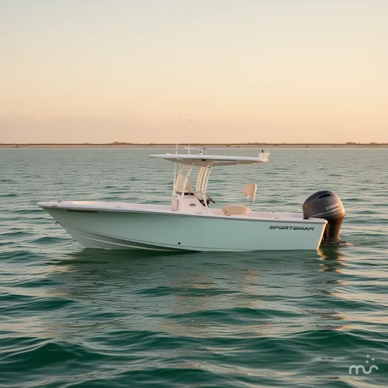 Slide: The Image of Sportsman Island Reef 19 Center Console 2018 - 4