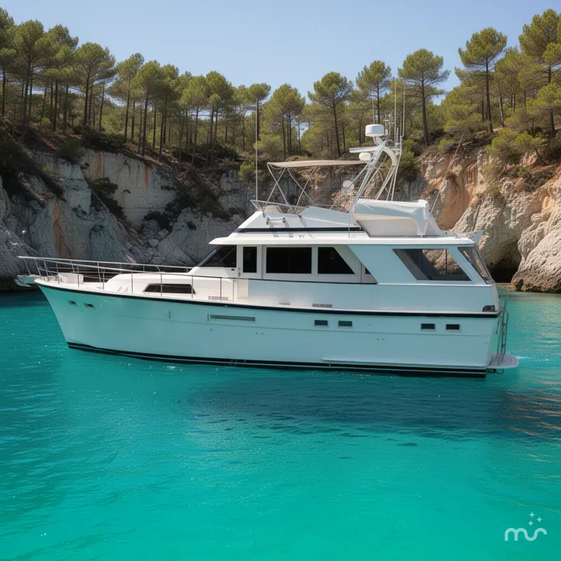 Slide: The Image of Hatteras 53 Motor Yacht 1987 - 2