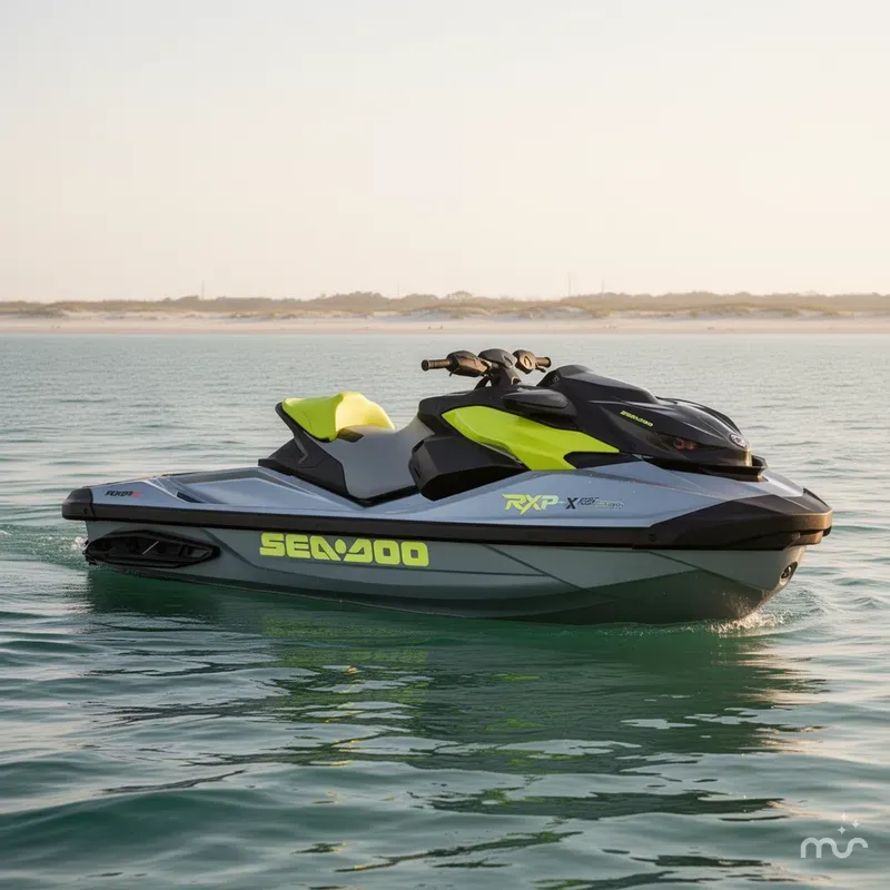 Slide: The Image of Sea-Doo RXP-X™ 325 Tech, BRP Premium A, Ibr Ice Metal / 2025 - 0
