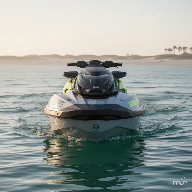 Slide: The Image of Sea-Doo RXP-X™ 325 Tech, BRP Premium A, Ibr Ice Metal / 2025 - 1