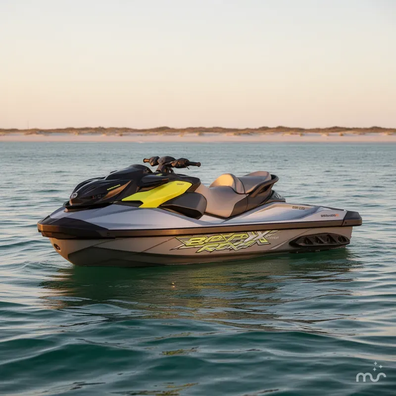 Slide: The Image of Sea-Doo RXP-X™ 325 Tech, BRP Premium A, Ibr Ice Metal / 2025 - 2