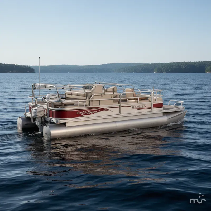 Slide: The Image of Riveria Cruiser Pontoon 1976 - 0