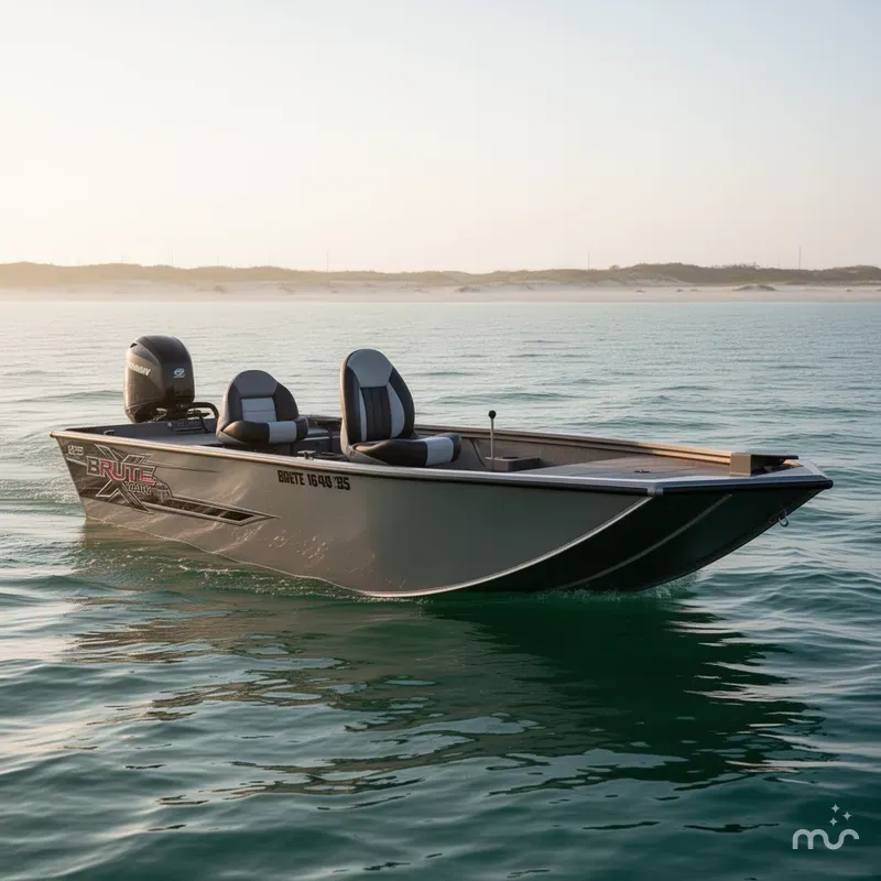 Slide: The Image of Xtreme Boats Brute 1648SS Jet Tunnel 2025 - 0