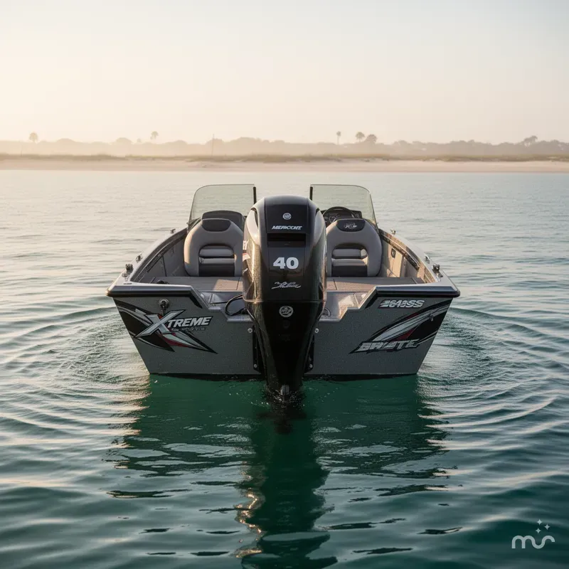 Slide: The Image of Xtreme Boats Brute 1648SS Jet Tunnel 2025 - 1