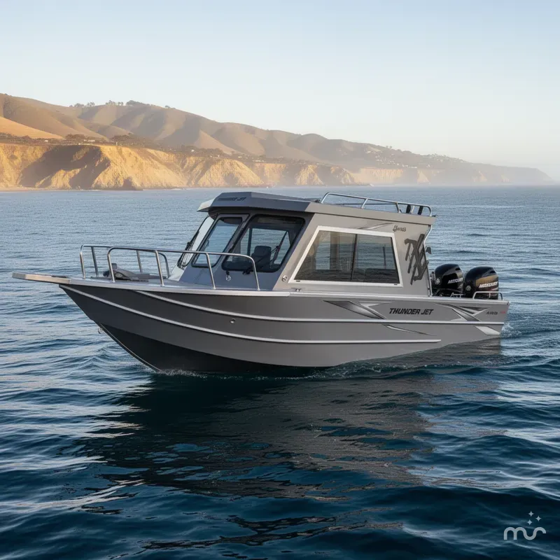 Slide: The Image of Thunder Jet Alexis Pro 24 w/ 250HP Mercury and a 15HP Pro Kicker! 2025 - 1