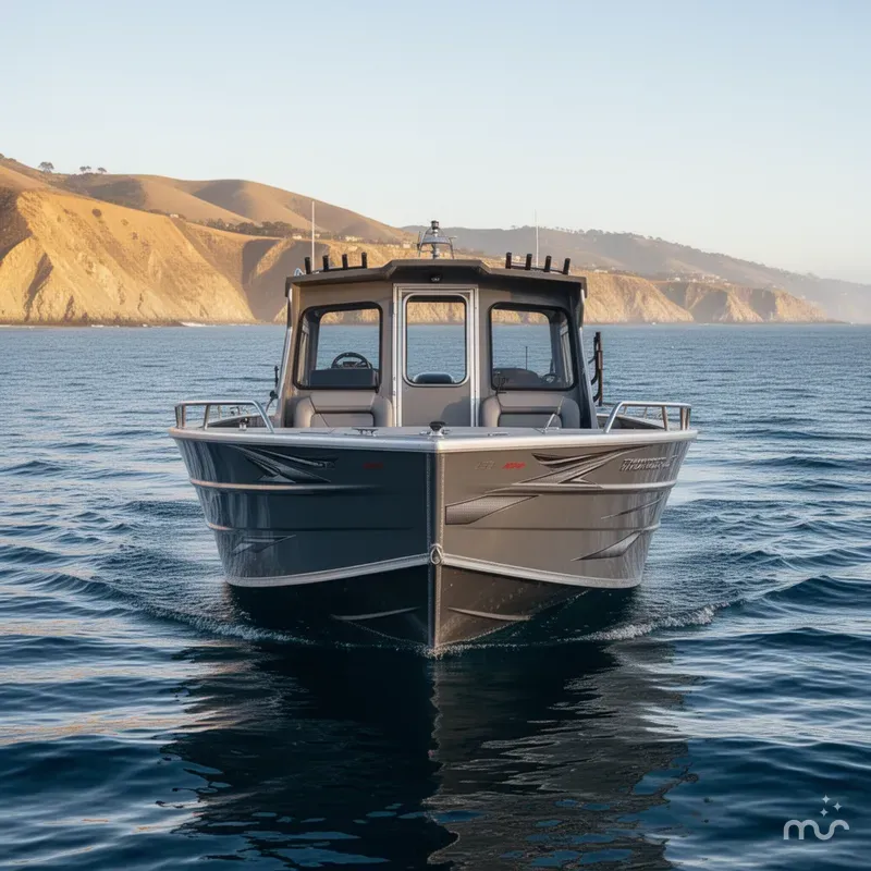 Slide: The Image of Thunder Jet Alexis Pro 24 w/ 250HP Mercury and a 15HP Pro Kicker! 2025 - 2